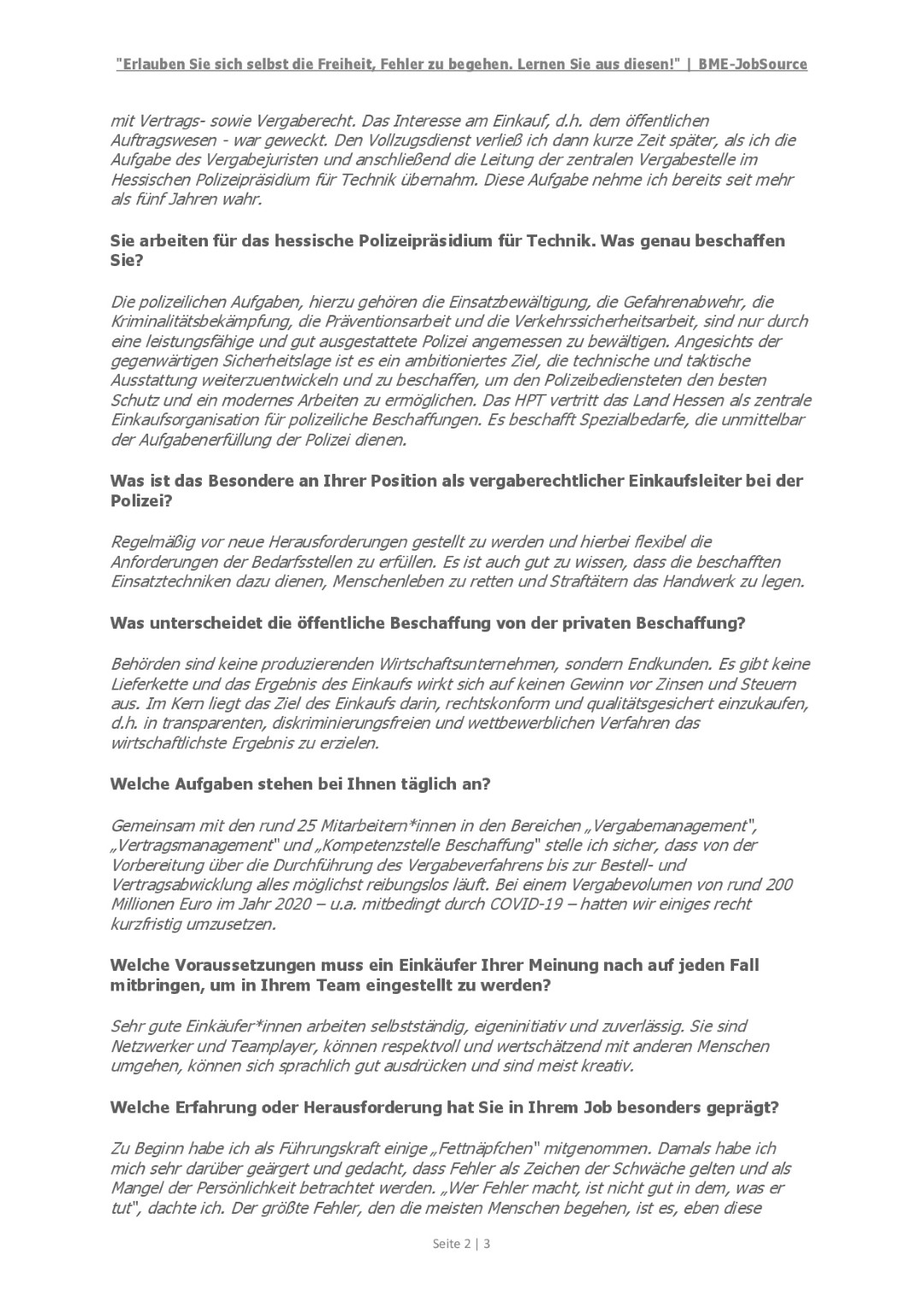 BME-JobSource - Interview Marco Führer, HPT - Seite 2